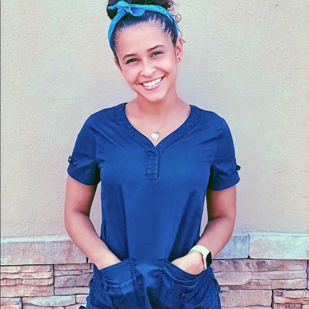 Koi XXS scrub set in Navy